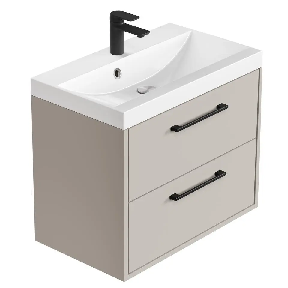 Badplaats Badkamermeubel Florence 01 60cm met wastafel - beige