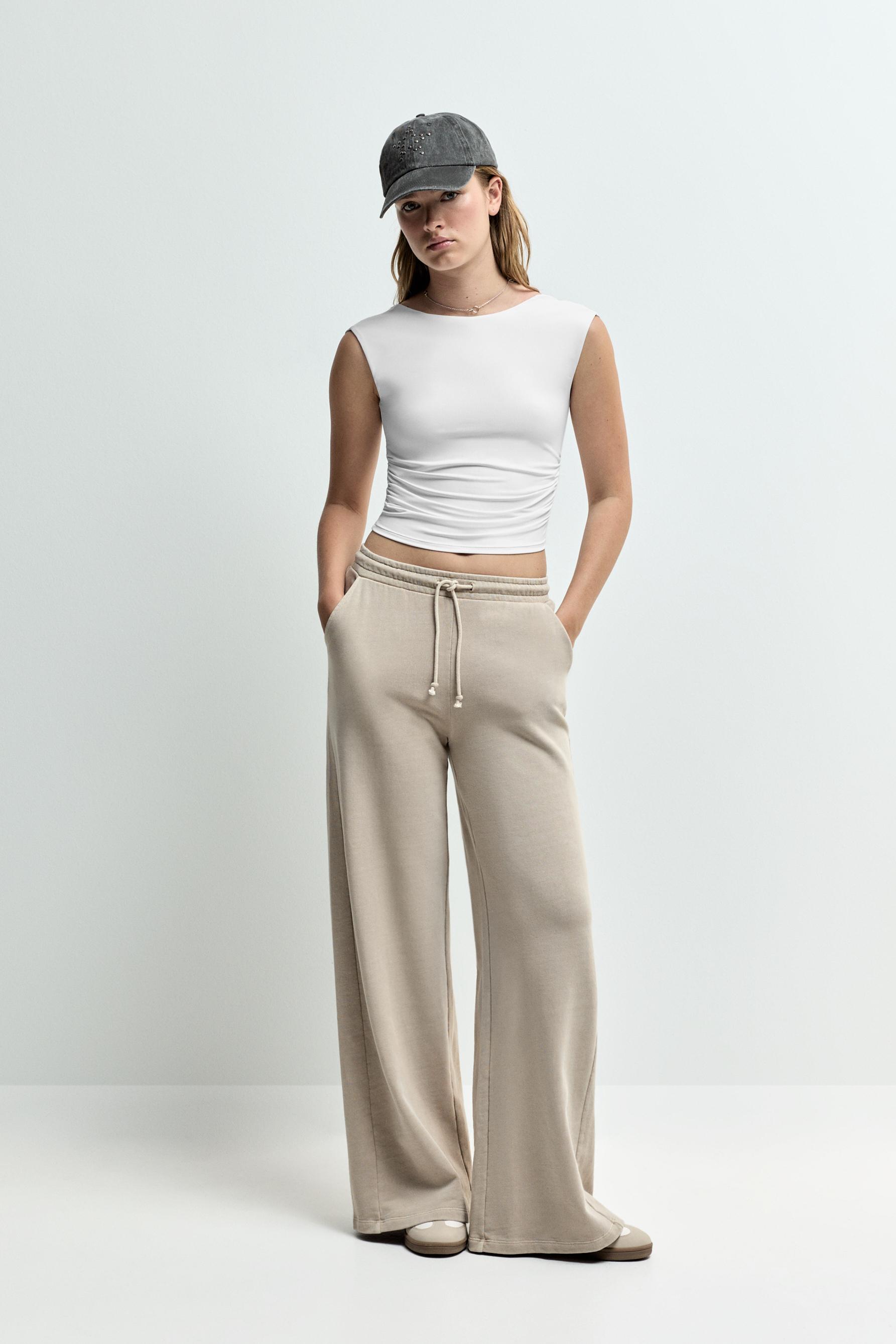 Top poliamida elástica escote espalda