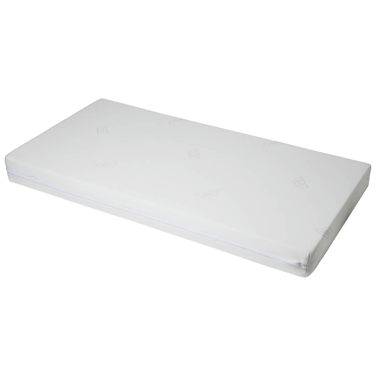 HYGIÈNE PLUS - Matelas lit bébé blanc en polyester 60x120 cm