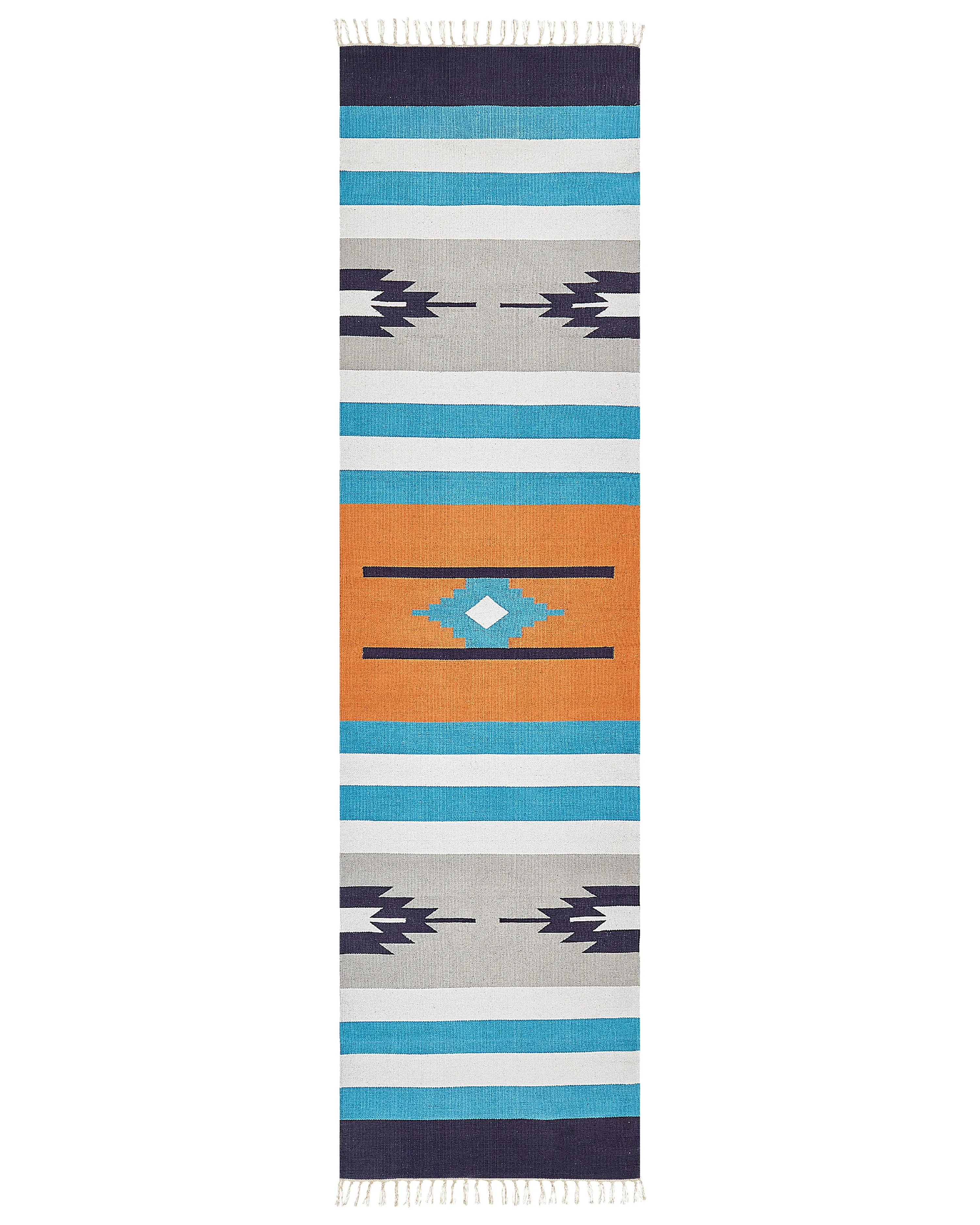 Rug NORATUS Multicolour 200 x 300 cm Cotton Kilim