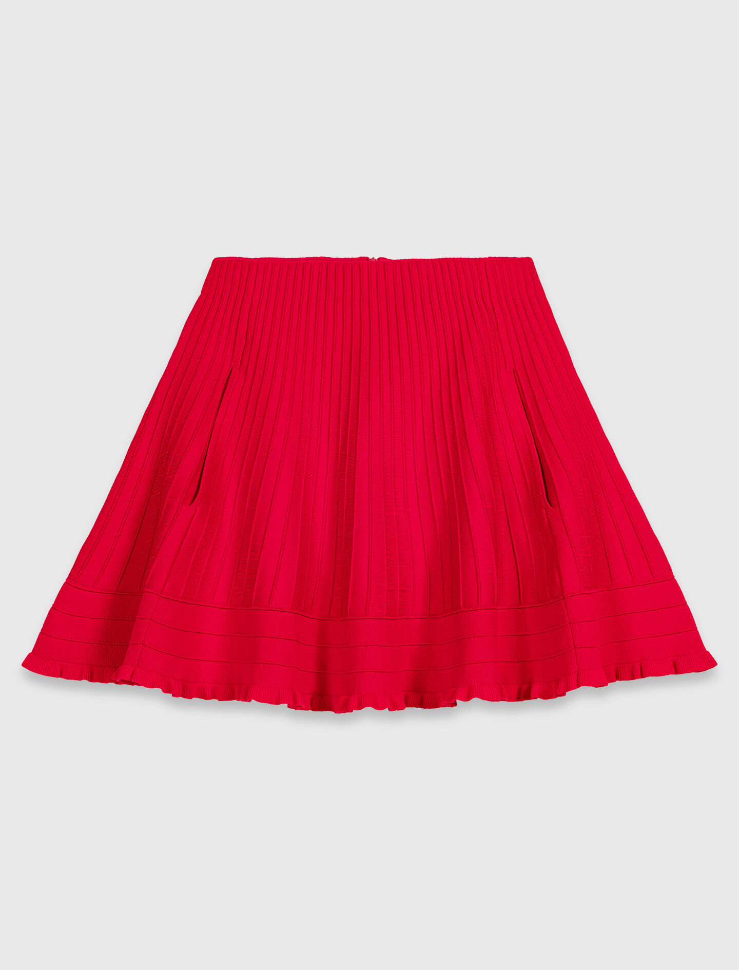 Jupe courte en maille compacte