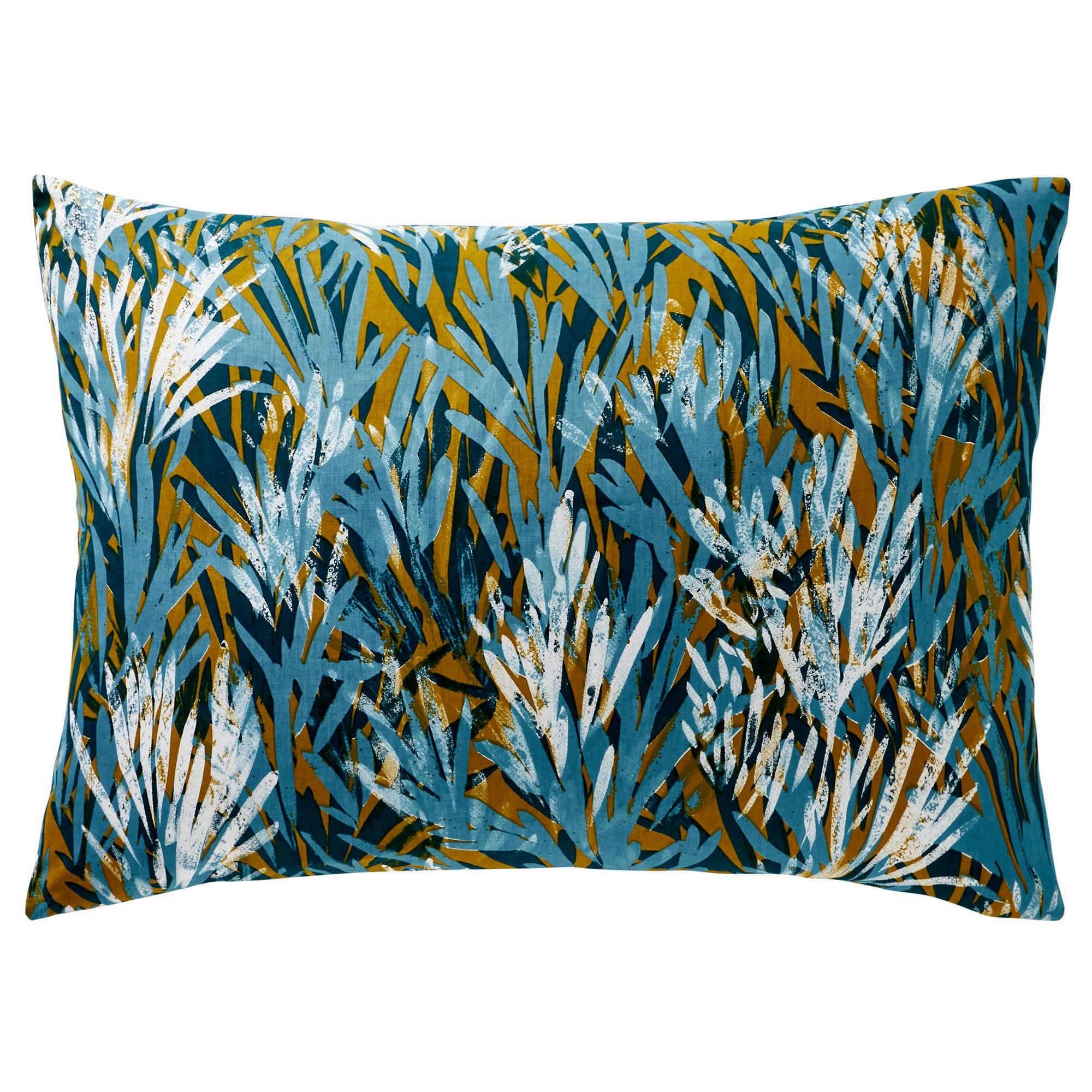 MARINS - Taie sac 50x70 bleu en coton