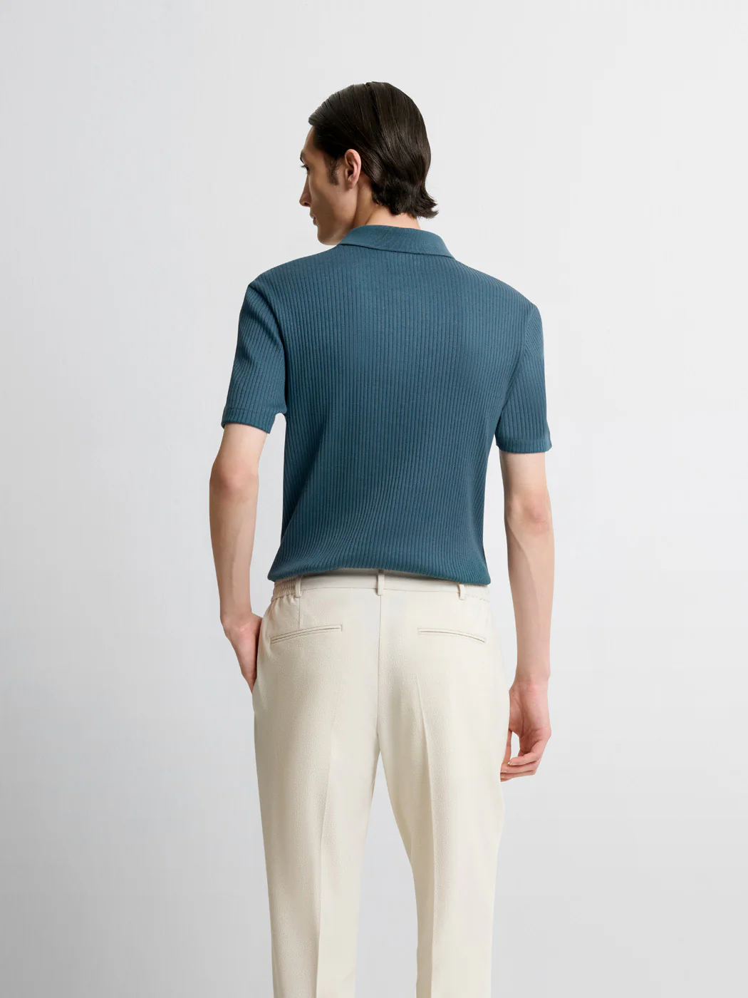 Polo col semi ouvert