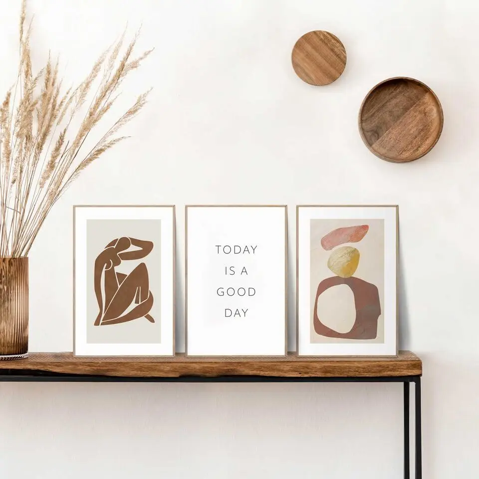 Set poster met lijst - Mindset