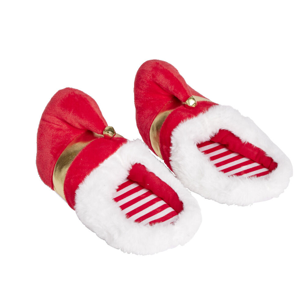 Chaussons No&euml;l mixte lutin rouges T36 à 45