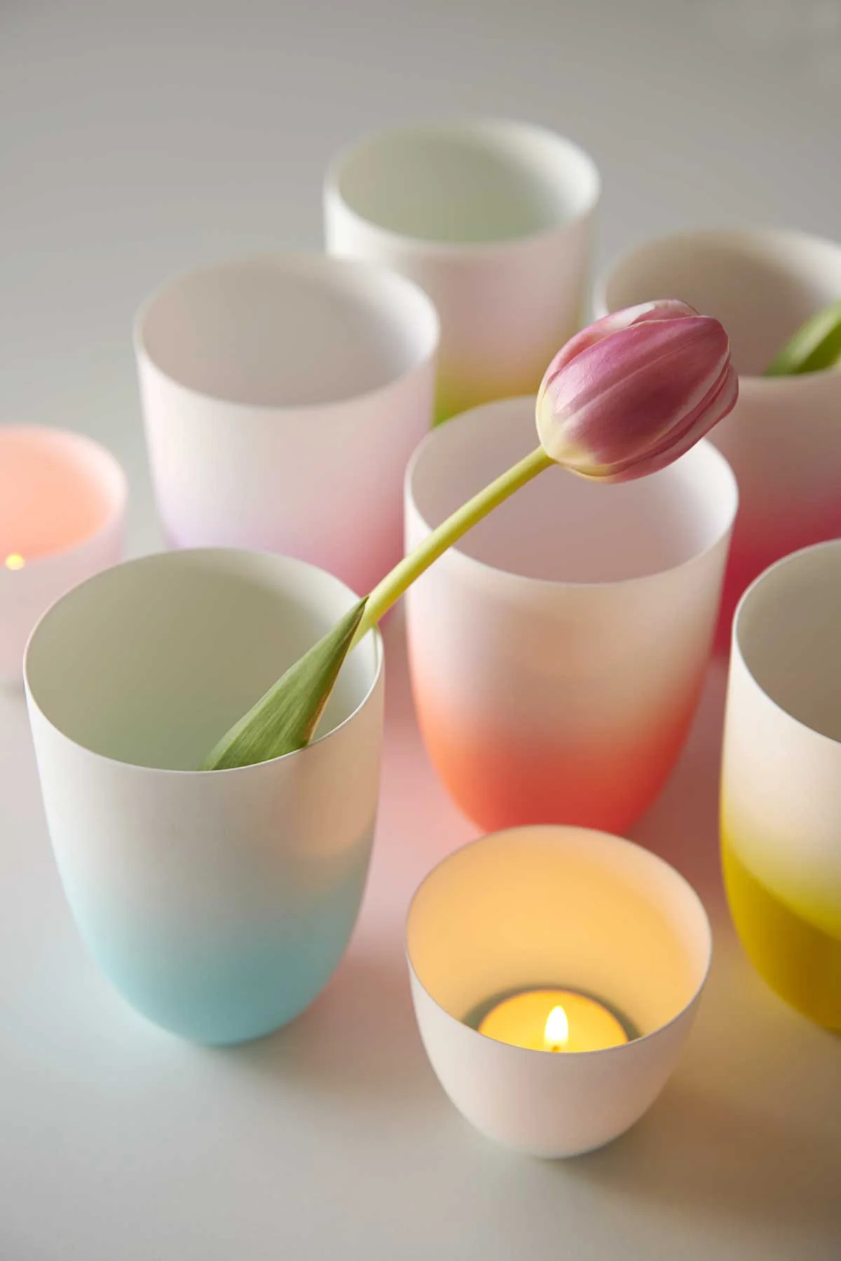 vase/windlicht, aqua