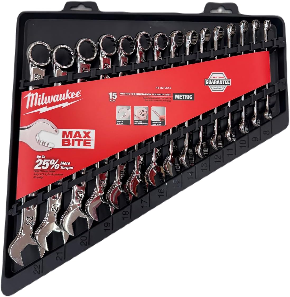 MLW48-22-9515 Combination Wrench Set, Metric