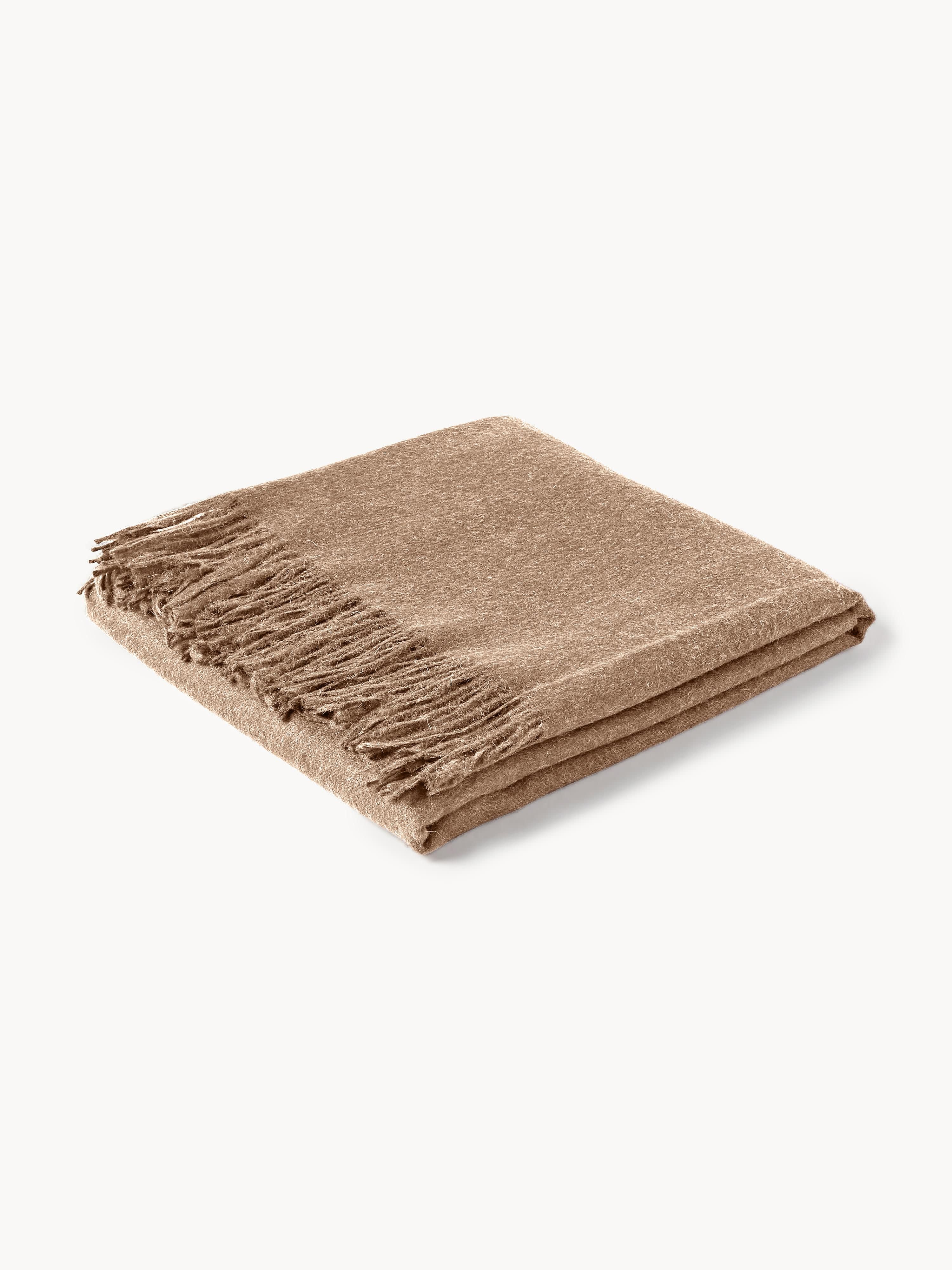 Plaid Luxury aus Babyalpaka-Wolle