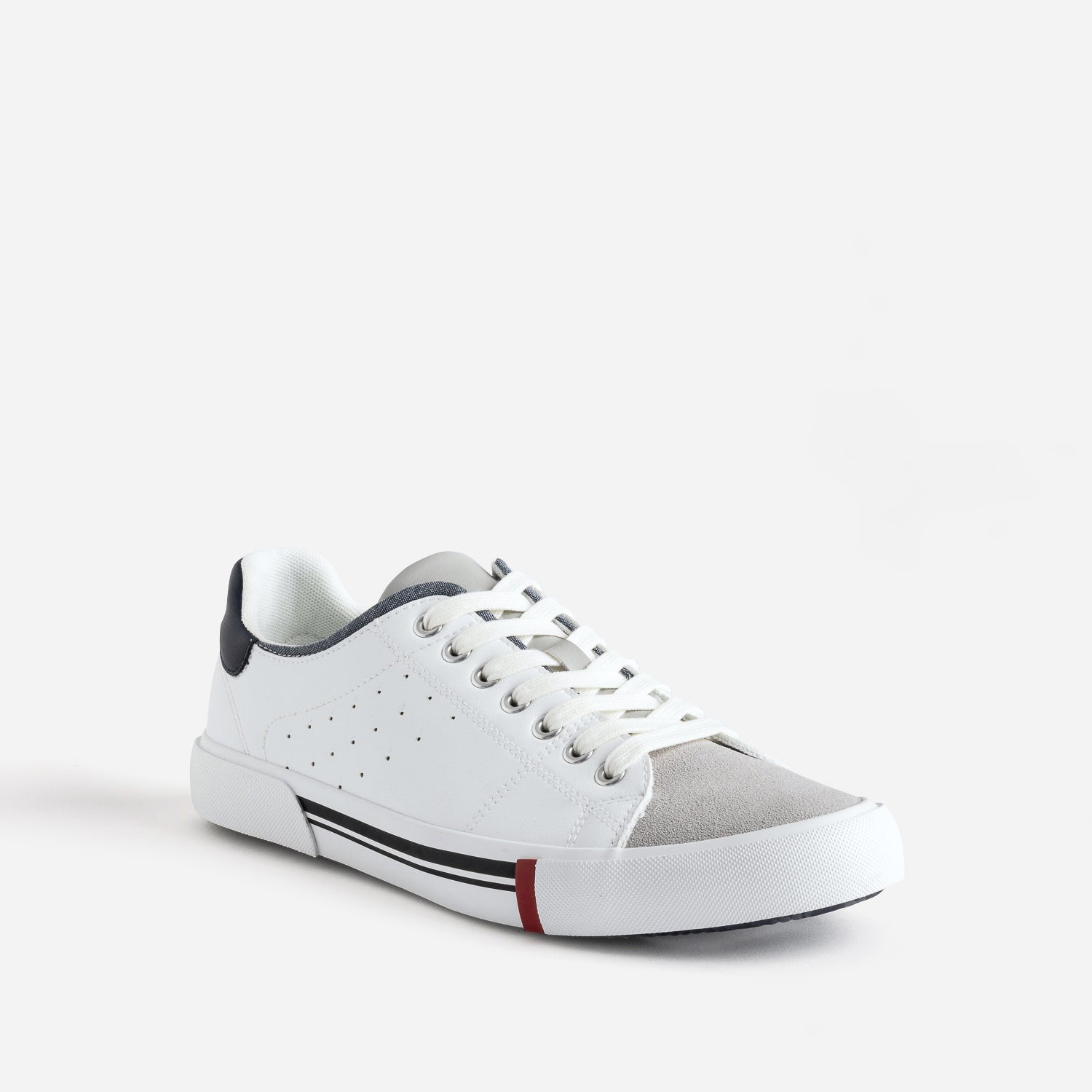 Tennis blanche, grise, marine