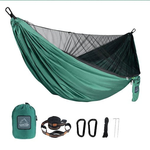 NNEOBA Camping Hammock with Net (290x140cm)