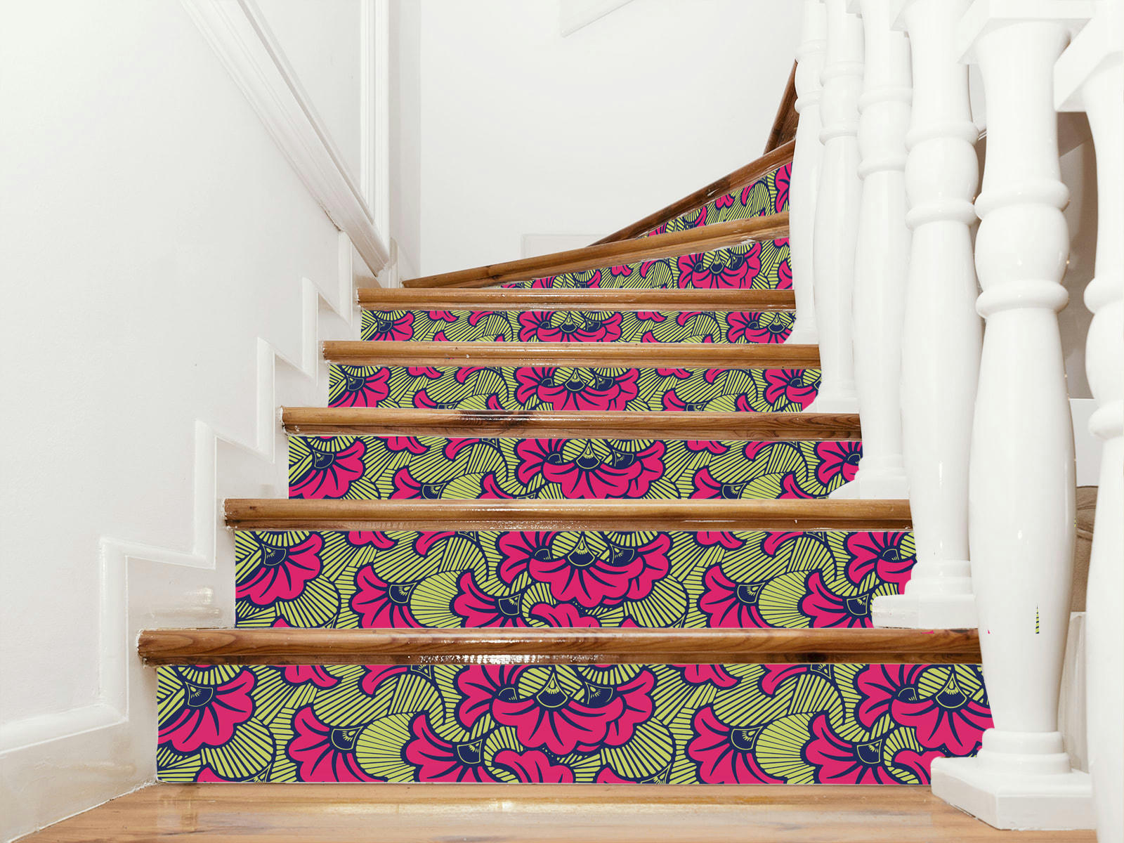 - Contremarches adhésives wax amarante 15cmx4m