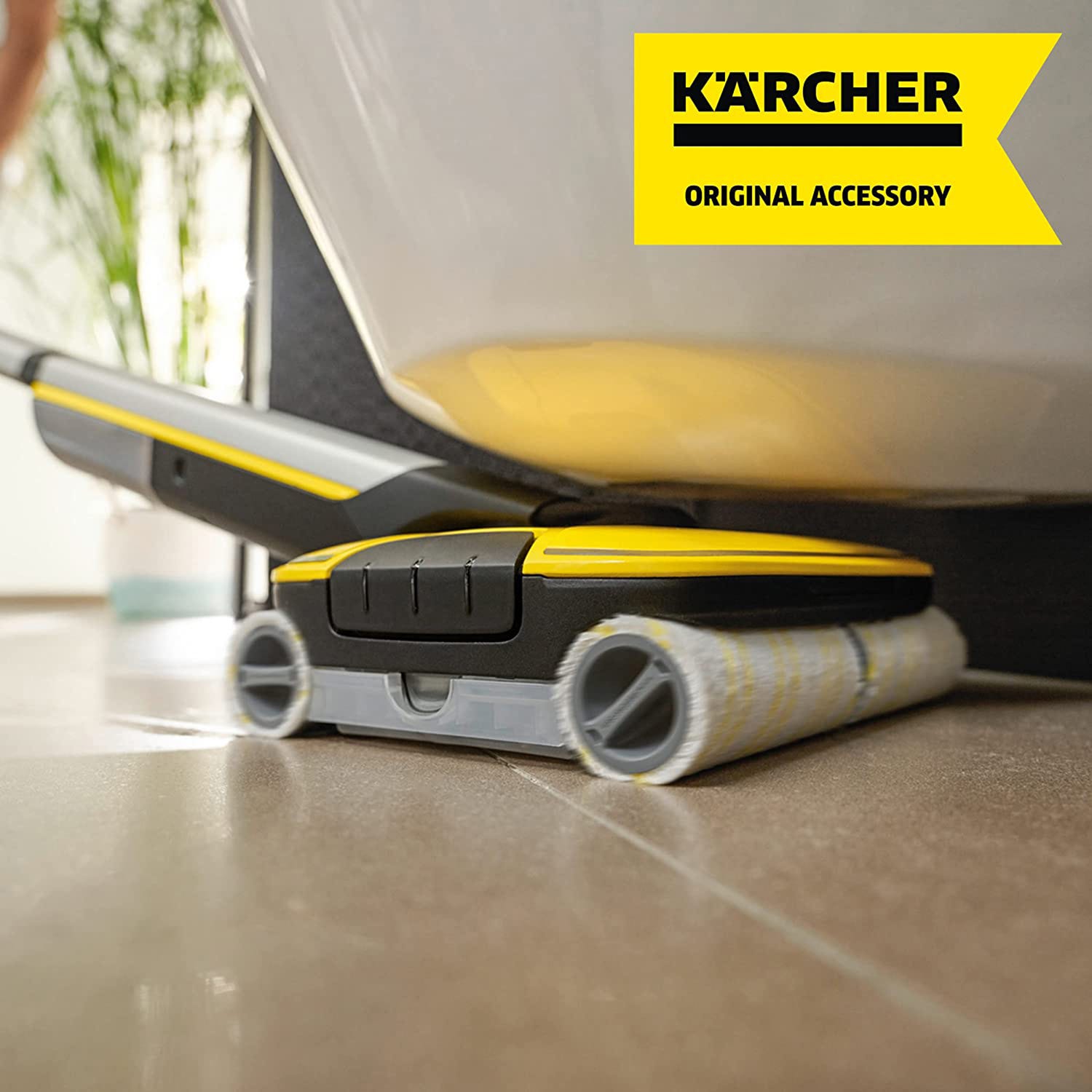 Set 2 rulli in microfibra per lavapavimenti Karcher
