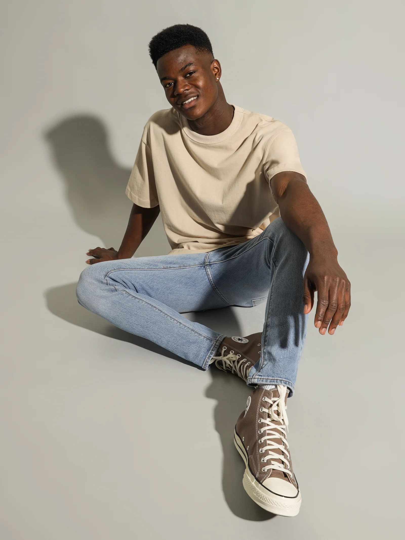 A Dropped Skinny Jeans