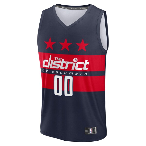 Washington Wizards  Youth Fast Break Custom Replica Jersey - Navy  - Statement Edition
