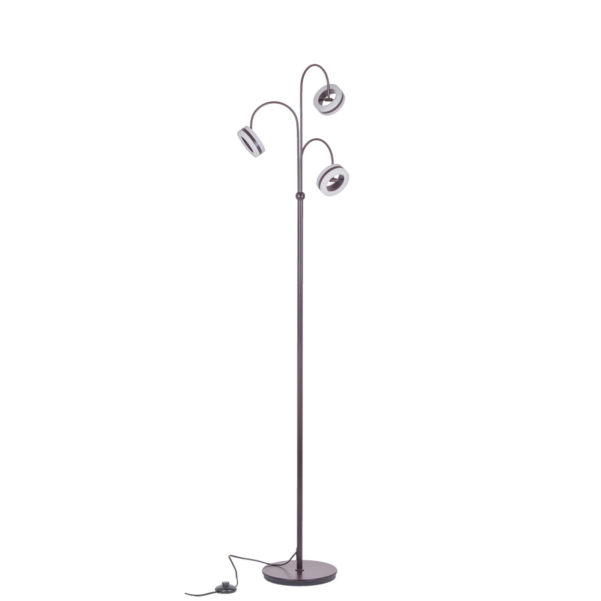 Lampa podłogowa Metisbrązowa LED 1x14,4W Ciepła biel 1100lm Italux