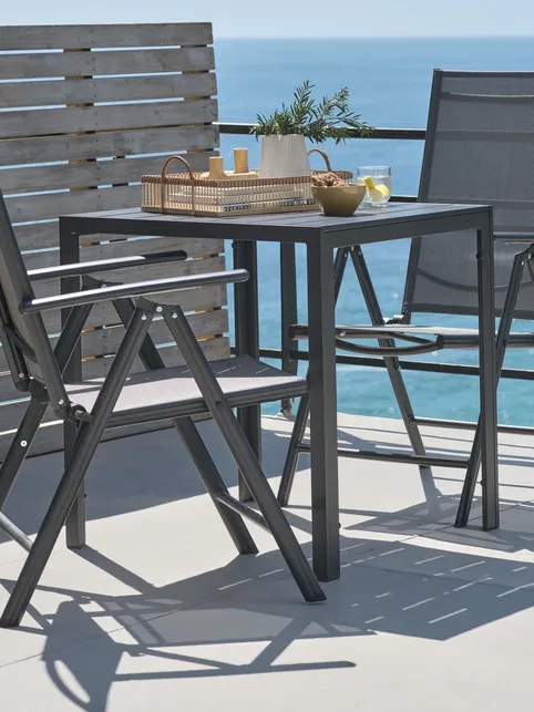 Havebord JERSORE B70xL70 sort