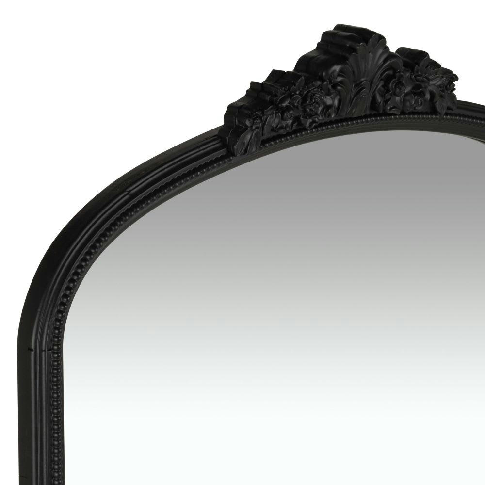 ELISABETH - Miroir à moulures noires 67x110