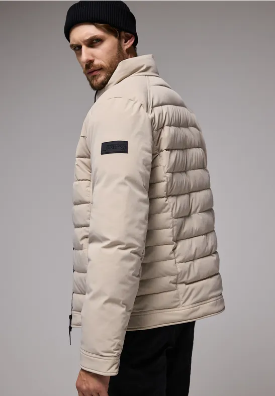 Steppjacke im Biker-Look