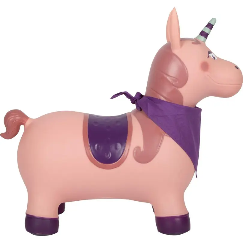 Spielzeugpferd Hüpftier Einhorn
