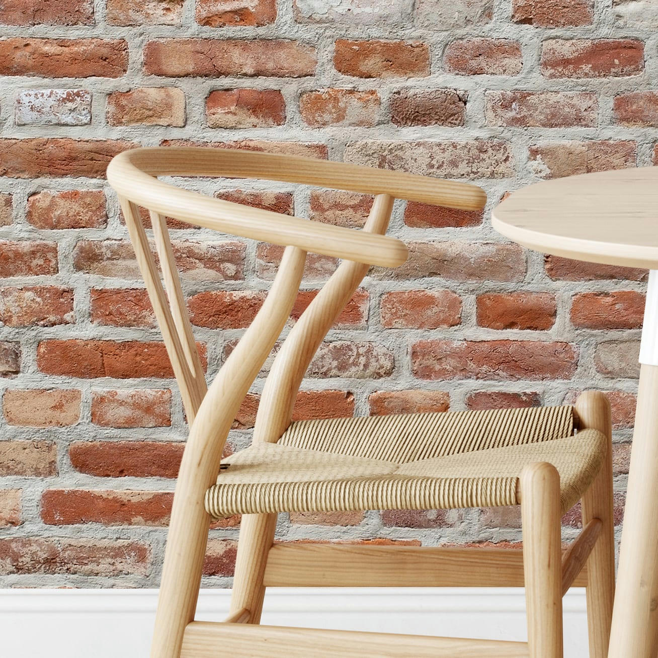 - Papier peint Terra cota bricks 255x260