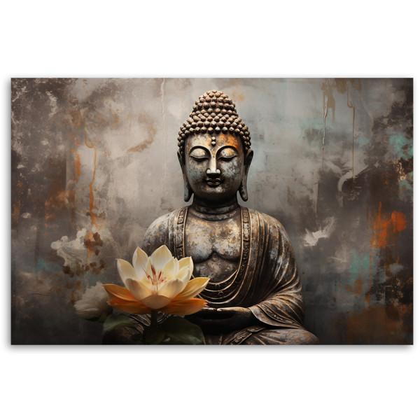 Feeby Fototapeta, Medytujący Budda abstrakcja 150x105