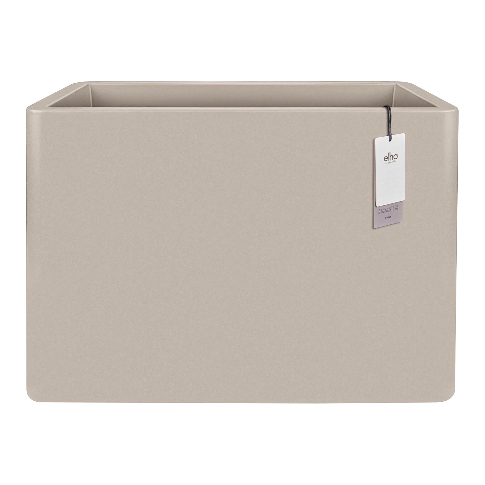 Elho June Brick Divider 80 - Balanced beige - L 79 x B x H 59 cm - Bin