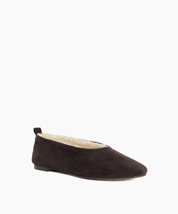 Harliee Brown - Suede Ballet Flats