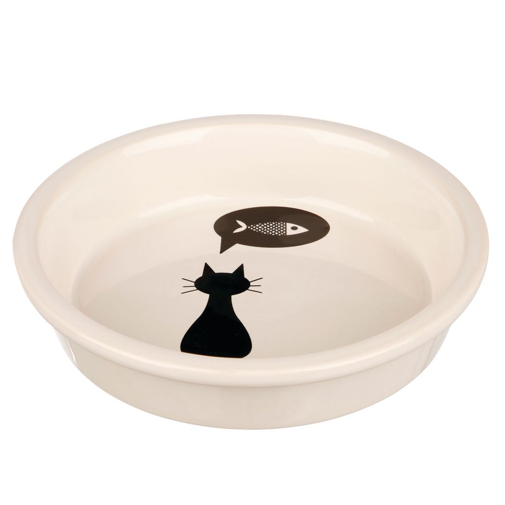 Trixie Ceramic Bowl with Cat Design