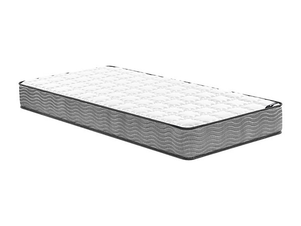 Ensemble 90 x 190 cm sommier tapissier   matelas ressorts ensachés ép.19cm - KIJAL II de YSMéE