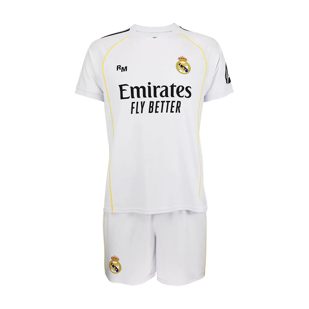 Real Madrid 25/26 home short sleeve Junior Set