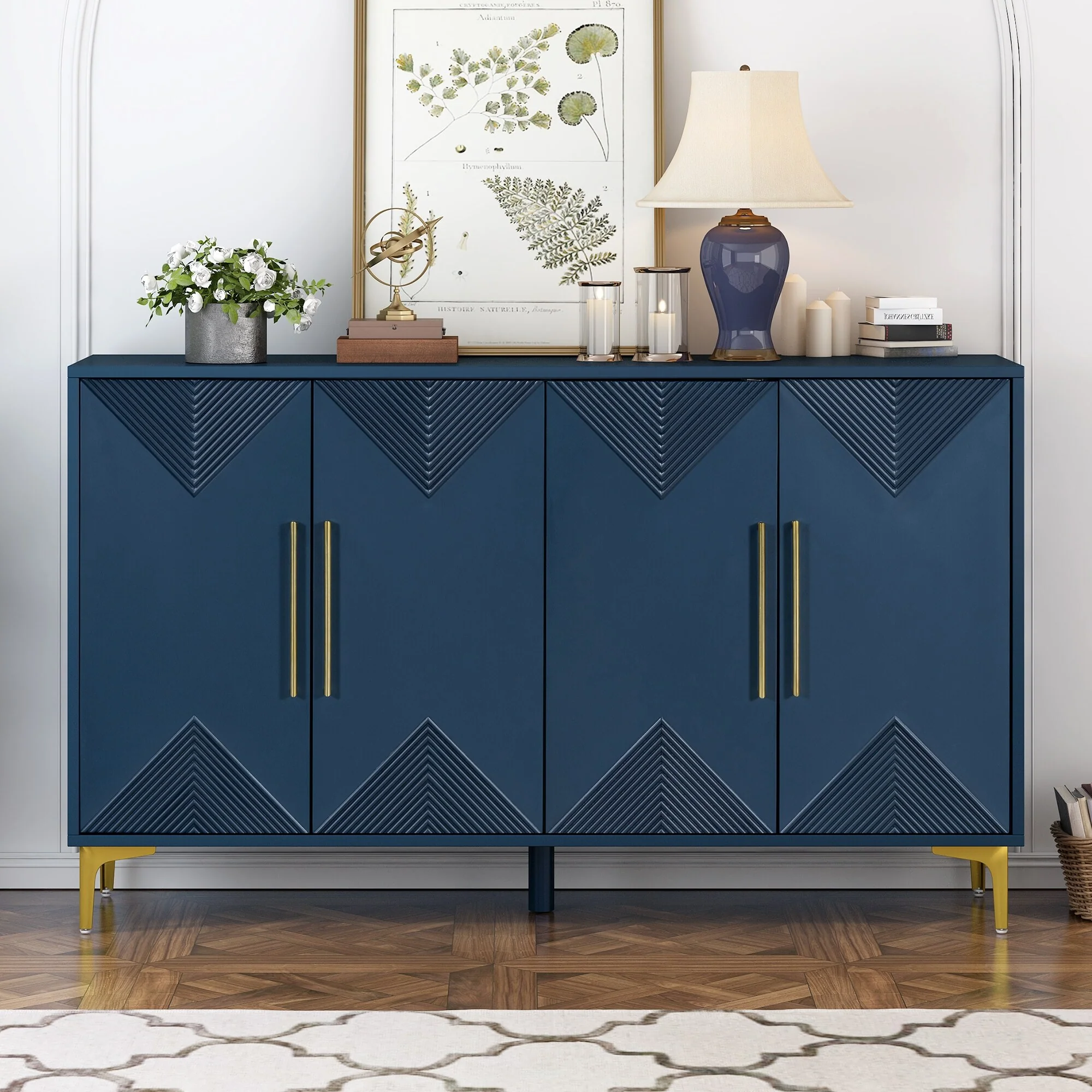 60 4 Doors Sideboard Cabinet