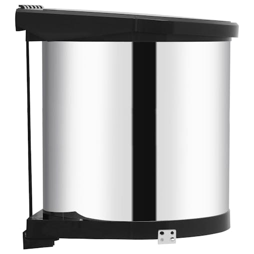 NNEVL Kitchen Built-in Dust Bin Stainless Steel 12 L