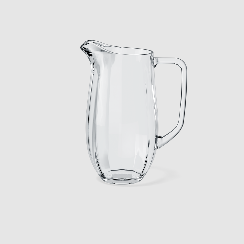 Rose Garden Glass pitcher - Clear, 50.8 oz, crystal glass