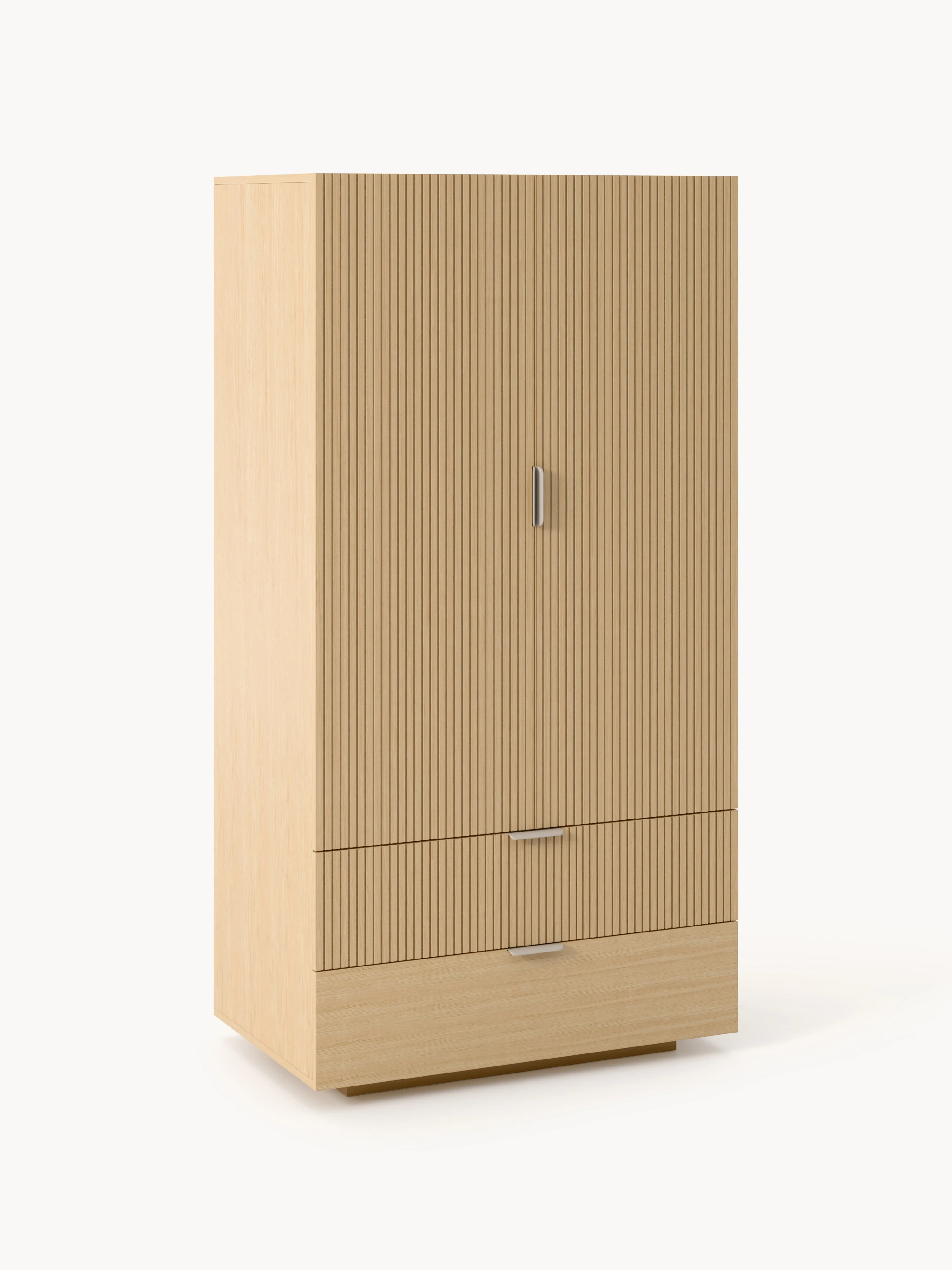Kompakt-Kleiderschrank Sato aus Holz