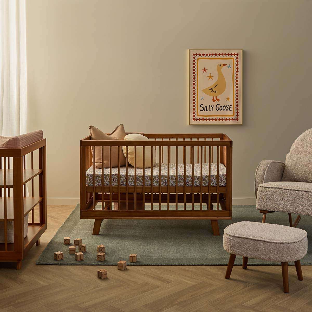 Aspen Hazelnut Six Piece Nursery Set