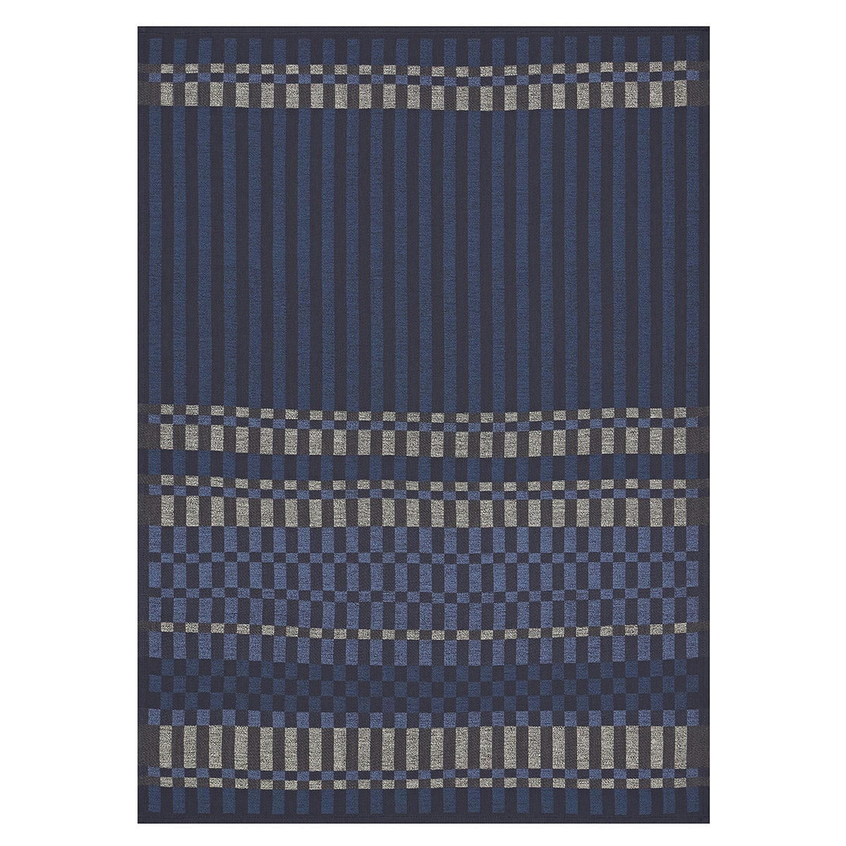 ORIGIN RYTHME - Torchon en coton denim 60 x 80