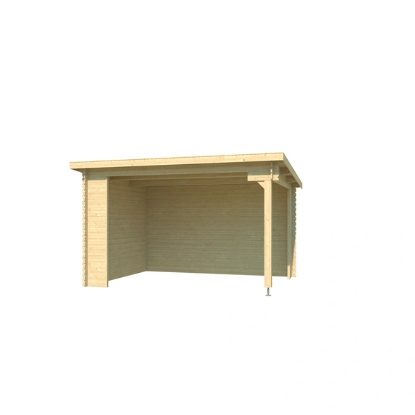Gartenhaus »Buffalo«, BxHxT: 420 x 250,8 x 324 cm (Außenmaße inkl. Dachüberstand), Holz