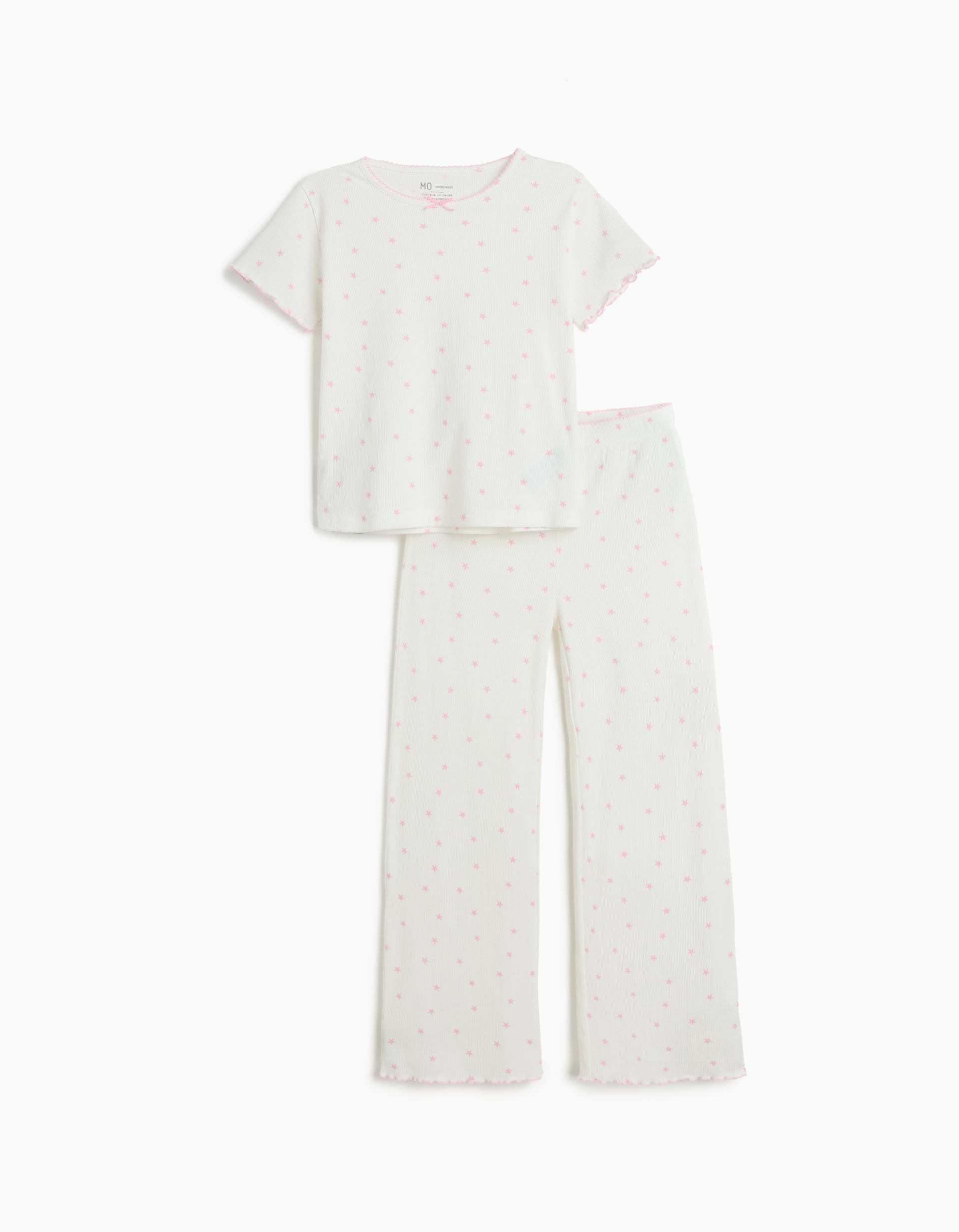 Pijama, Menina, Branco