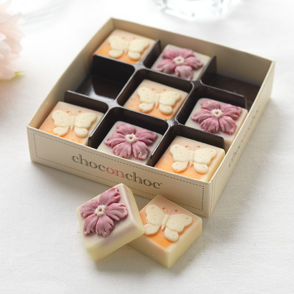 CHOC ON CHOC Chocolate Butterflies And Flowers