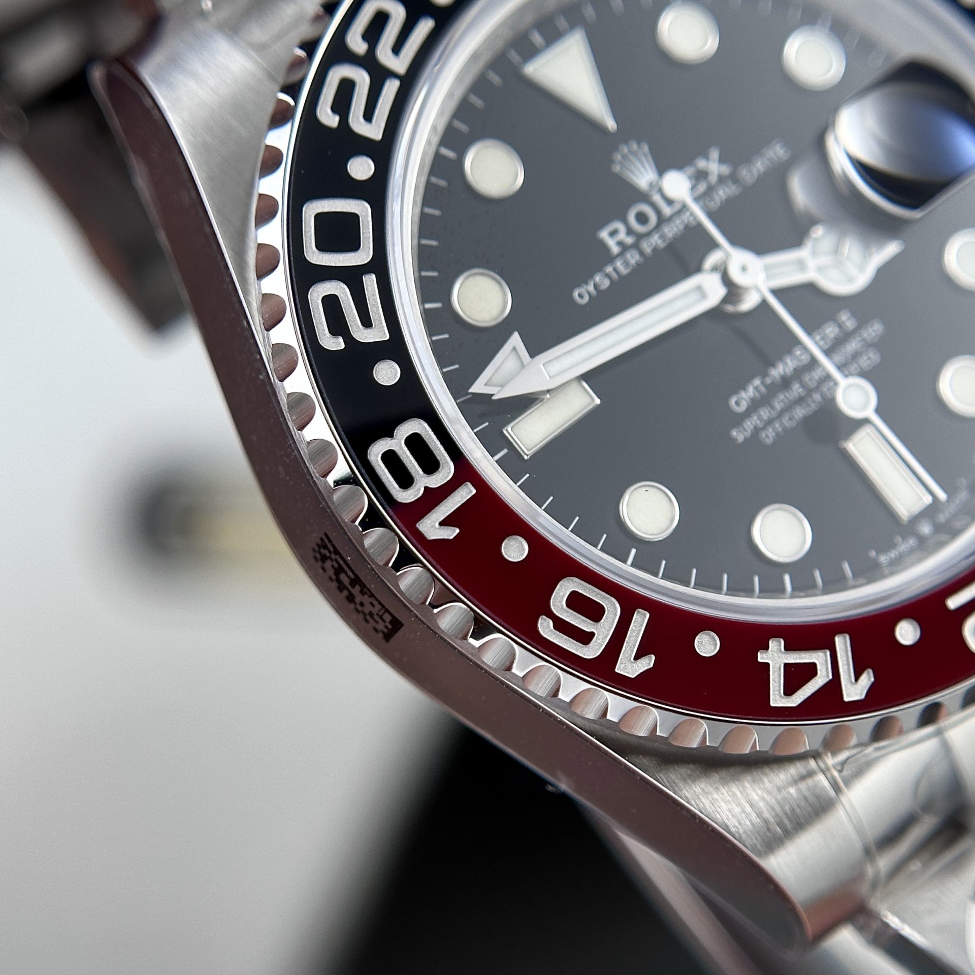 Rolex GMT-Master II 16710 Coke 904L Steel Black Dial 40mm Oyster Super Clone