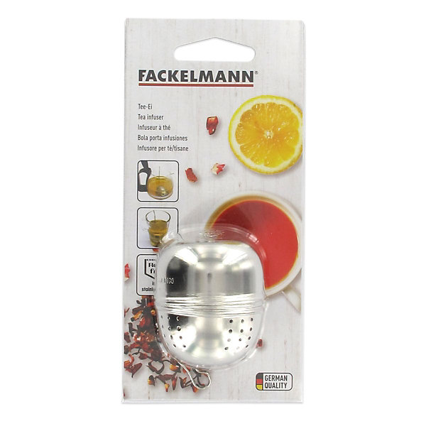 Boule à thé ovale en inox Fackelmann