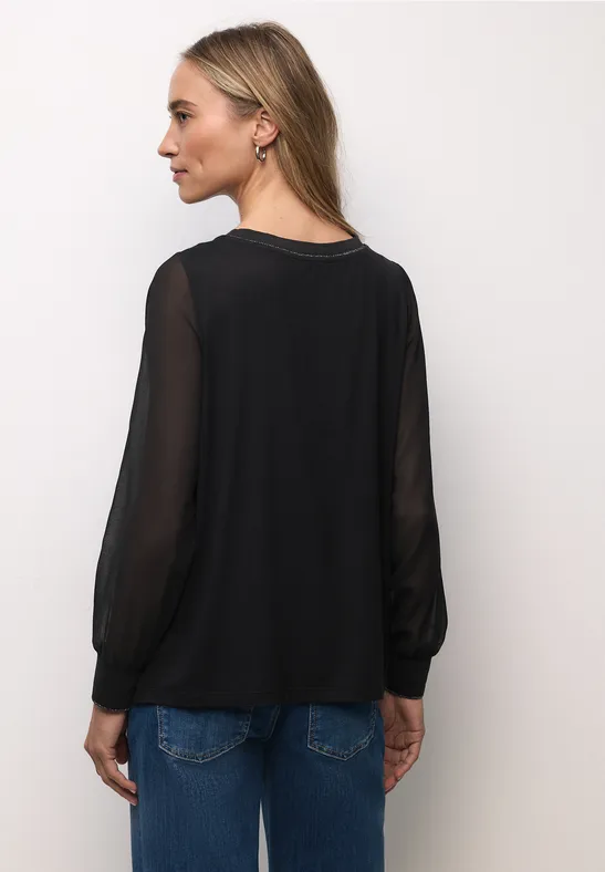 2in1 Chiffon Shirt