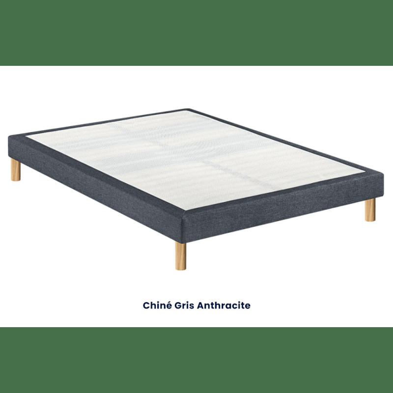 - Sommier Tapissier Merinos Crayon Confort Morphologique 3 Zones 120x200