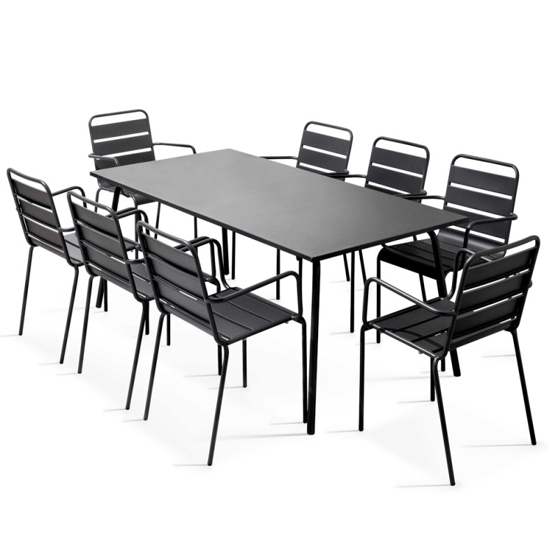 Table de jardin Palavas 180 x 90 x 72 cm