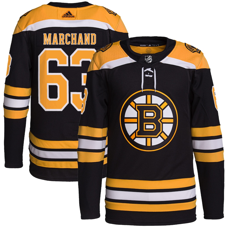Brad Marchand Boston Bruins adidas Home Primegreen Authentic Pro Player - Jersey - Black