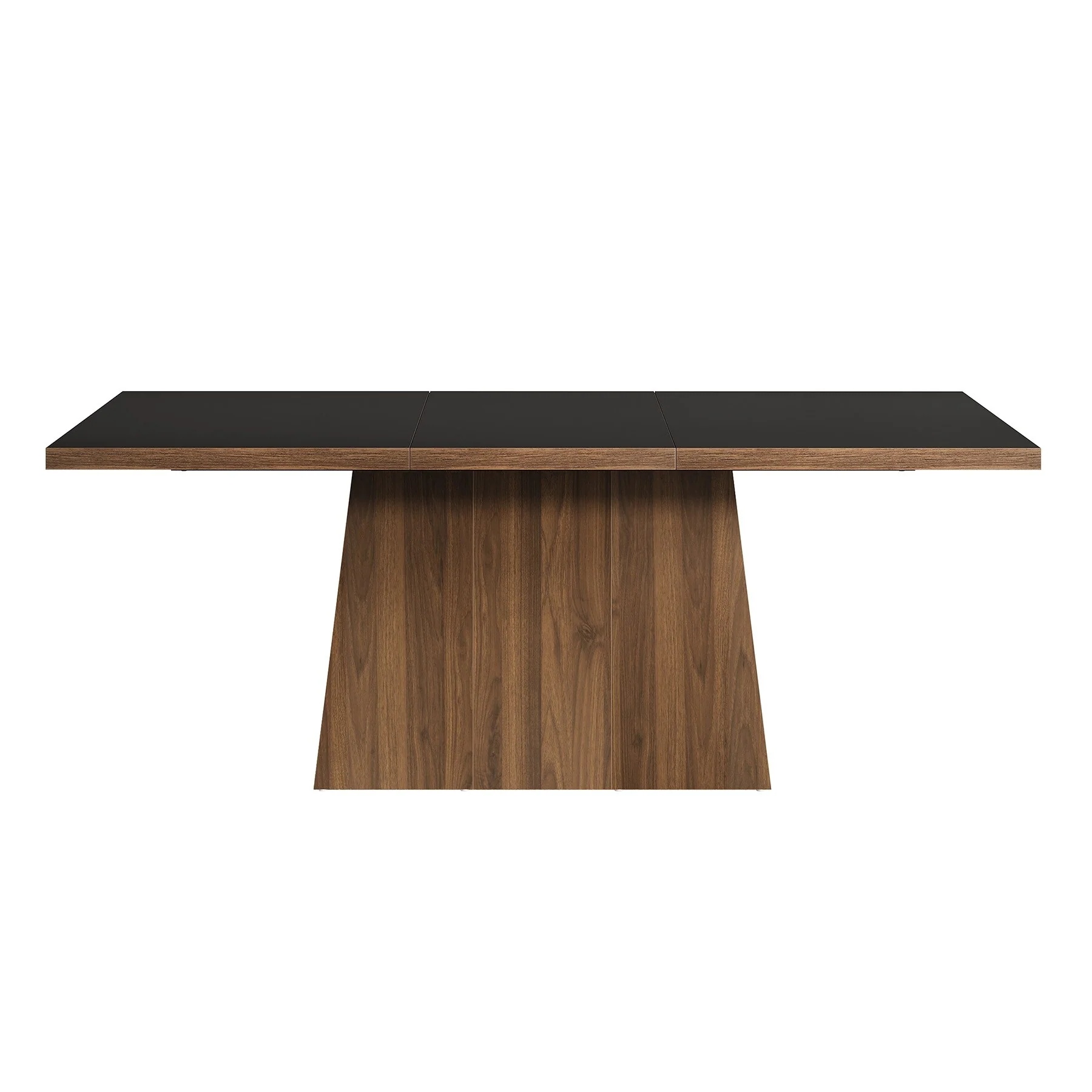 63'' Industrial Rectangular Dining Table with Heavy-Duty MDF Pedestal