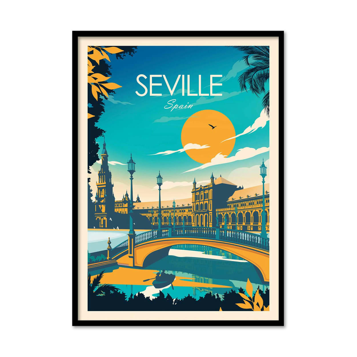 STUDIO INCEPTION - SEVILLE - STUDIO INCEPTION - Affiche d'art 50 x 70 cm