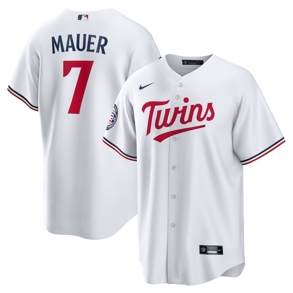 Joe Mauer Minnesota Twins Nike 2024 Baseball Hall of Fame Home Replica Player Jersey - White