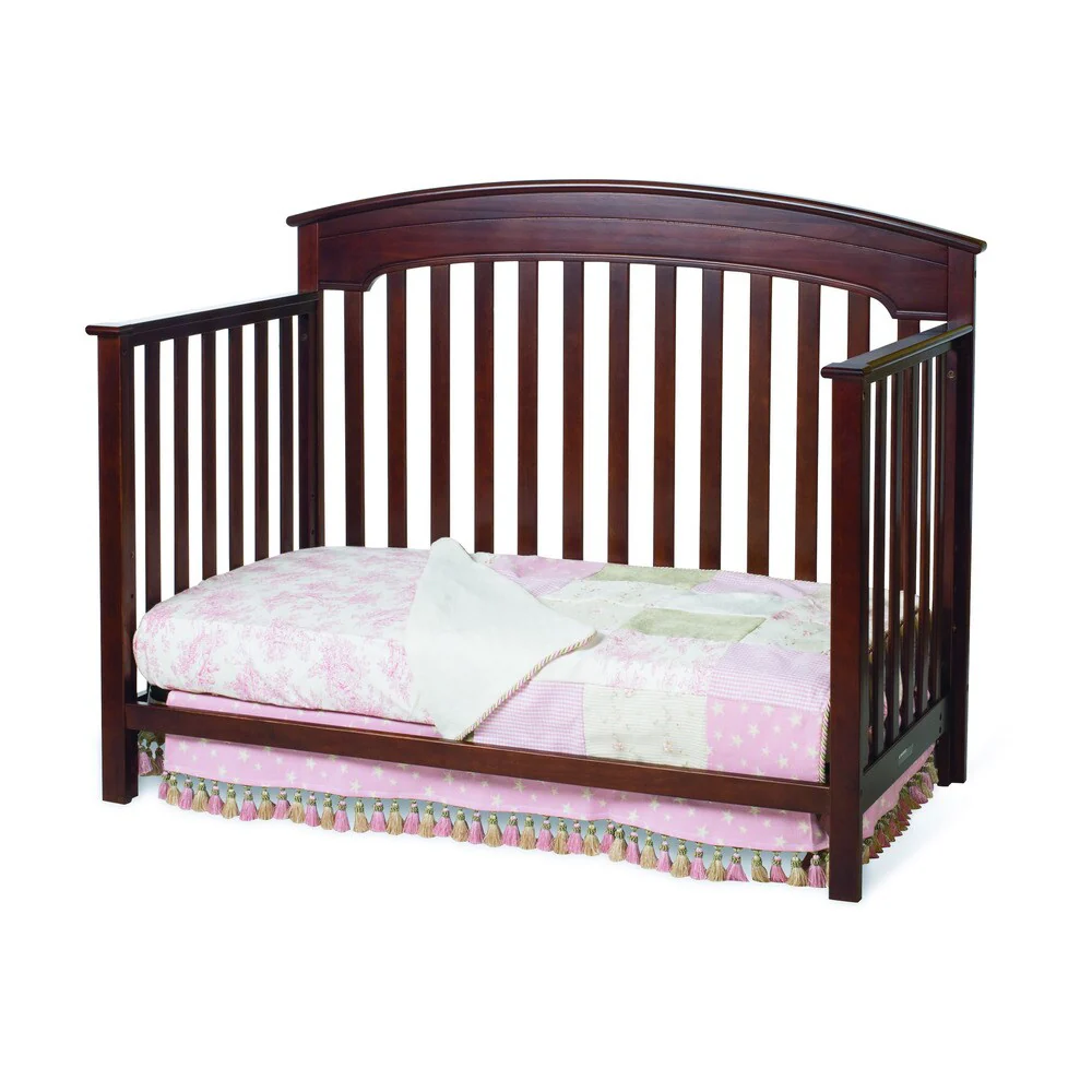 Child Craft Stanford 4-in-1 Cherry Rounded Top Convertible Crib