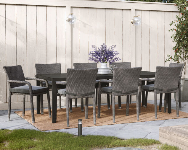 Avalon-Boston 9 Piece Dining Setting